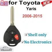 Smart Remote Key Shell Case Fob Suitable for Toyota Yaris 2006 - 2015 3Buttons