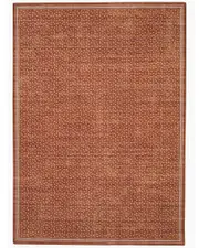 Linon Outdoor Washable Estero Rug 5' x 7' Orange