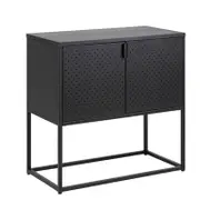 Modern Furniture NEWTON 2 Door Sideboard 82cm - Black