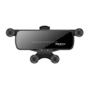 Car Air Outlet Gravity Mobile Phone Holder Bracket Hidden Mirror Version (Black)