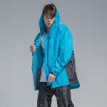 <益發安全帽台中店>現貨 BRIGHTDAY 君邁 玩酷迷彩兩件式風雨衣 藍 迷彩雨衣 風衣雨衣