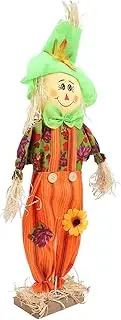 Halloween Scarecrow, Weatherproof Fall Scarecrow Decoration, 60cm Standing Scarecrow Decoration, Halloween Decoration for Garden, Home, School, Yard, Porch, Thanksgiving (Men