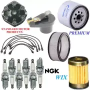 Tune Up Kit Filters Cap Wire Spark plugs For CHEVROLET C20 SUBURBAN L6 4.8L 1970 (for: Chevrolet)