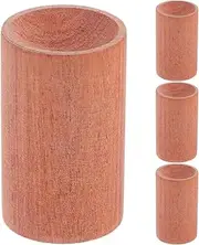 4pcs Aromatherapy Dish Passive Aromatherapy Diffuser Wood Oil Diffuser Cylindrical Scented Wood Wooden Aromatherapy Wood Diffuser for Essential Oils Diffuser Wood Passive Diffuser