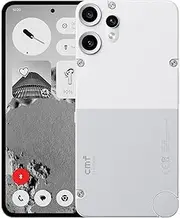 CMF Phone 2 Pro 128GB - 5G Smartphone with 50MP Camera and 20x Zoom, 6.77 Inch FHD+ AMOLED Display with 120Hz, 5000mAh Battery, Nothing OS 3.2 - White