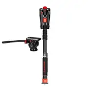 iFootage Cobra 3 A180T Camera Monopod Stand & Komodo K5 Fluid Head Bundle IF-401000091