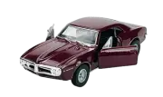 WELLY OLD TIMER 1967 PONTIAC FIREBIRD RED 1:34 DIE CAST METAL MODEL NEW IN BOX
