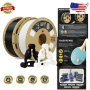 PETG Filament 1.75mm, 2kg for High-Precision 3D Printing - Black & White