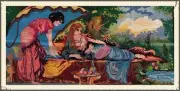 Handmade-Embroidered-Picture-Needlework "PRINCESS PERRY"