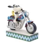 Enesco Peanuts Collection by Jim Shore Snoopy and Woodstock Riding a Motorcycle