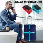 Cross Luggage Strap TSA Customs Lock Luggage Strap Adjustable Length teOaC