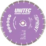UNITEC 350mm Segmented Diamond Blade For General Purpose Cutting - Sprint U-14SPSCOMBI