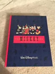 WALT DISNEY WORLD MICKEY MOUSE THROUGH THE YEARS PHOTO ALBUM & MEMORY BOX. NIB.