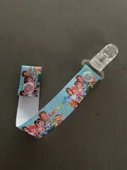 Baby Dummy Clips Pacifier Chain Soother Holder Dummie Strap Coco Melon Cocomelon