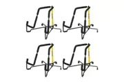4PK Hercules Travelite Fold Away Electric Guitar Bass Stand Foldable Holder BLK