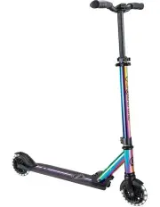 [GLOBBER] Flow Element Lights Scooter in Neochrome with Black Deck