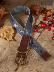 FatFace Grey Dogs Large Collar (E60361) | $32