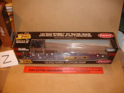 1/64 Die-Cast Promotions Livestock Hauler - Peterbilt 379 Tractor Trailer nib