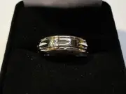 Silver Plated 5mm Spinner Ring Size 9 SP2