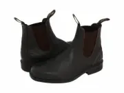 Men's Blundstone Elastic Pull On Boots With Square Toe BL 062 Stout Brown