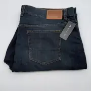 Travis Mathew Legacy Featherweight Jeans 42 Golf Pants Blue Denim Stretch NWT