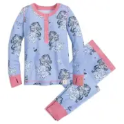 Disney Store Munki Munki PJ Set Girls Beauty & the Beast Dancing Belle Pajamas