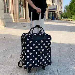萬向輪拉杆包可雙肩背包短途旅遊包大容量行李袋登機女輕便旅行袋 旅行袋 大容量拉桿包 防水拉桿包 旅行包袋 行李袋