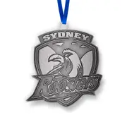 Sydney Roosters NRL Metal Ornament Christmas Tree Decoration