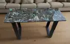 Labradorite Stone Console Table Top, Center Sofa Side Table Top , Home Decor