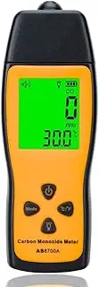 Handheld Portable Carbon Monoxide Meter, Portable CO Gas Leak Detector, Gas Monitor Tester 0～1000ppm, 1PPM Resolution(No Battery Included)