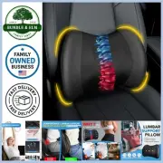 Lumbar Support Pillow Memory Foam for Car Office Chair Travel Back Pain Relie...