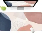 Felt Desk Mat - No Bad Smell Mouse Pad with Stitched Edges, Boho Computer Mat, 3