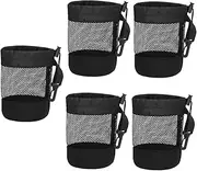 SUPVOX 5pcs Golfing Ball Pouch Drawstring Tennis Bags Buckle Design High-Grade Material Resistant to Falling