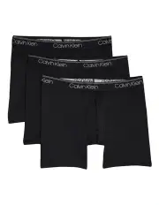 [Calvin Klein] Micro Stretch Boxer Briefs 3 Pack in Black