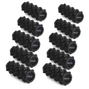 SMAI Foam Roller - Grid - Bulk 10 Pack - Black