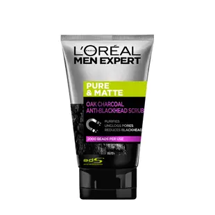 L'OREAL PARIS 巴黎萊雅 礦物淨化泥面膜 毛孔緊緻型/控油淨化型50g＋炭黑去油微粒洗面乳 升級版100ml