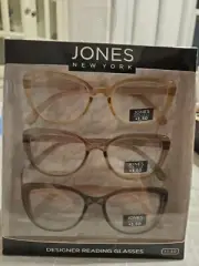 Jones New York Designer Reading Glasses 1.50 NEW Eyeglasses For Men