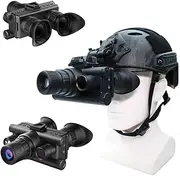 Night Vision Goggles Head - Mounted, 4K Digital Infrared Night Vision Goggles with 1.28-Inch Dual Circular Screen for Adults, Including 32G Memory Card