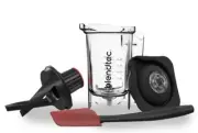 Blendtec Twister Jar w Scraper Lid, Pour Lid, & Spatula #40-620-54 Replacement
