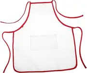 SHOWERORO Chef Apron with Pockets Baking Apron for Cooking and Painting Machine Washable Suitable for Ages with Trim