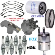 Tune Up Kit Filters Cap Rotor Wire Spark Plugs For JEEP J10 L6 4.2L 1981-1986