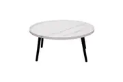 Oval Coffee Table Mid Century Modern Minimalist Display