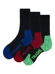 Tradie 3Pk Work Socks Mens