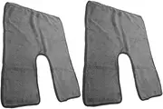LOORGVEL Thick Microfiber Hair Drying Towels 2pcs Towels Soft Coral Velvet Salon Grade for Wet Hair