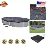 Heavy Duty 12'x20' Heavy-Duty Pool Leaf Net Cover for Effortless Cleanup