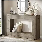 Entryway Table Console Table, Entryway Console Table with Storage, Hallway Accent Table for Living Room Door Sideboard(Gray)