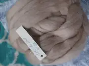 New 8 OZ Cafe AU Lait Wool Roving Mohair Merino Spinning Felting Wool