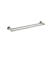 Ideal Double Towel Rail - 600mm (Brushed Nickel)