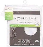 In Your Dreams Bamboo Waterproof Pillow Protector, White
