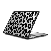 MacBook Air 15-inch (M2 - M4) Impact Case Black White Leopard Print